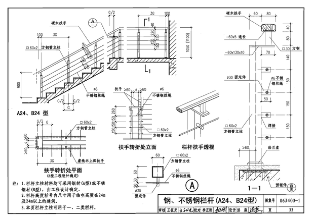 06j4031楼梯栏杆栏板图集pdf